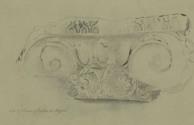 Kapitell der Säule im Theater von Azani von Miner Kilbourne Kellogg