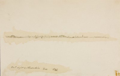 Erster Blick auf Alexandria von Miner Kilbourne Kellogg