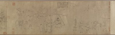 Die Gefangenschaft von Cai Wenji, 14.-15. Jahrhundert von Ming Dynasty Chinese School