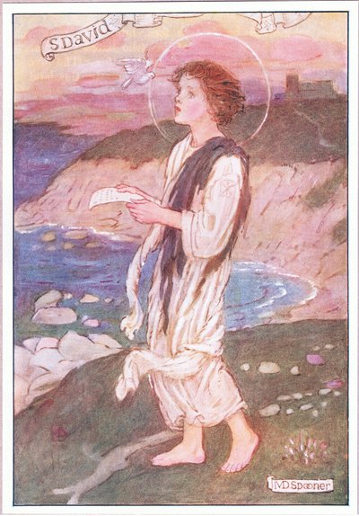Reine Lippen, aus denen nie ein hässliches Wort fiel (Farblithographie) von Minnie Didbin Spooner