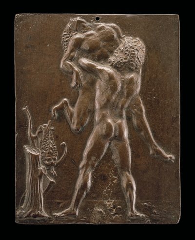 Herkules und Antäus, spätes 15. - frühes 16. Jahrhundert von Moderno