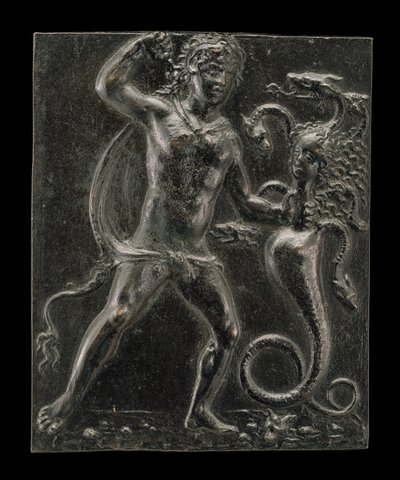 Herkules und die lernäische Hydra, spätes 15. - frühes 16. Jahrhundert von Moderno