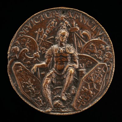 Mars umgeben von Trophäen von Moderno