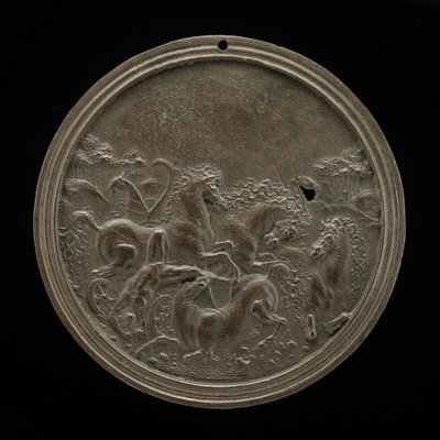 Der Tod des Hippolytus oder Der Sturz des Phaeton, spätes 15. - frühes 16. Jahrhundert von Moderno