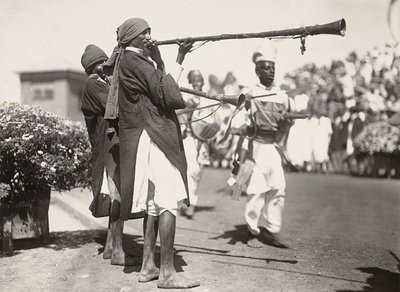 Abessinische Musiker, 09/05/1936 von Modestino Baldinetti