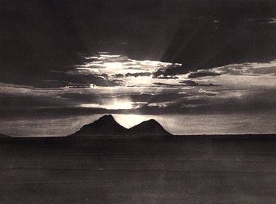 „Ein Imperium aufbauen“ im faschistischen Zeitalter: Mount Abu Gamel, 09/05/1936 von Modestino Baldinetti