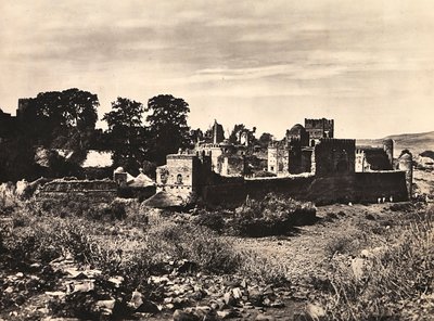 „Ein Imperium aufbauen“ im faschistischen Zeitalter: das Schloss von König Fasiladas in Gondar, Äthiopien, 09/05/1936 von Modestino Baldinetti