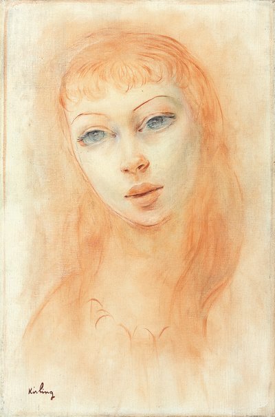 Porträt einer Frau von Moise Kisling