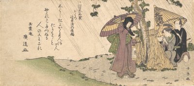 Wo ist Tokubei, ca. 1800 von Momokawa Shiko