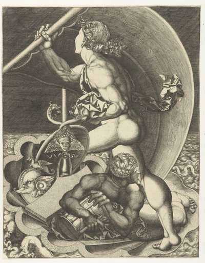 Allegorie der Zeit und des Glücks von Monogrammist AC