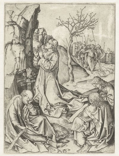 Christus am Ölberg von Monogrammist AG