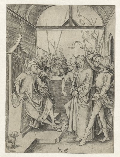 Christus vor Pilatus von Monogrammist AG