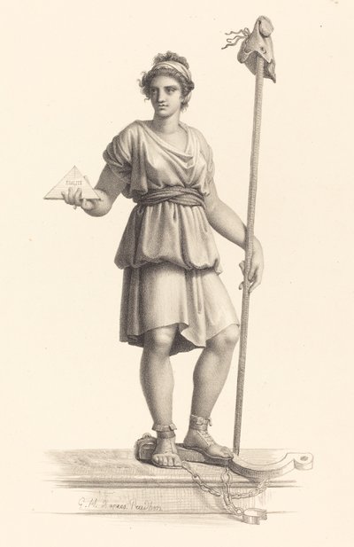 Die Französische Republik von Monogrammist G.H. after Pierre Paul Prud