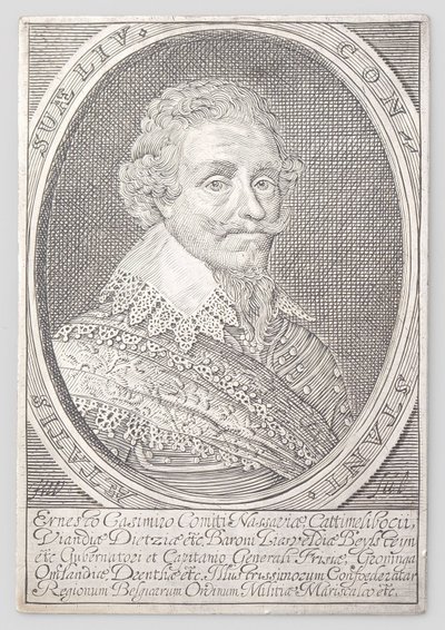 Porträt von Ernst von Nassau von Monogrammist HW