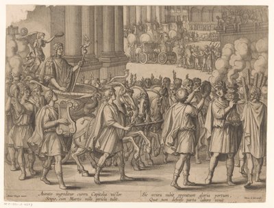 Einzug von Scipio Africanus nach seinem Sieg über Karthago von Monogrammist ICG