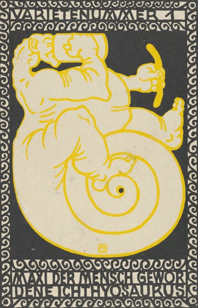 Varietéakt 1: Maxi der Ichthyosaurus wurde Mensch, 1907 von Moritz Jung