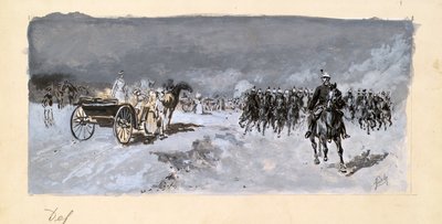 Defilierung auf der Schmelz in Wien von Moritz Ledeli