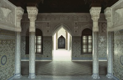 Innenansicht der Kasbah von Thamiel Glaoui von Moroccan School
