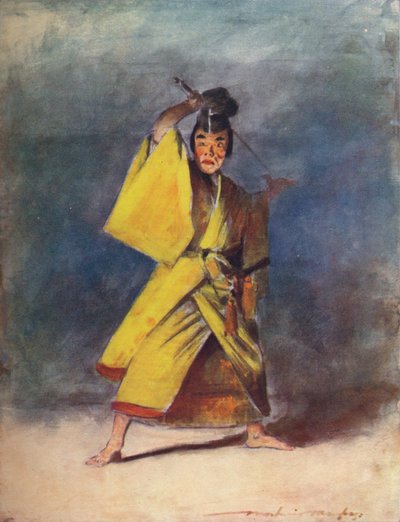 Ein Schauspieler, ca. 1887, 1901 von Mortimer L Menpes