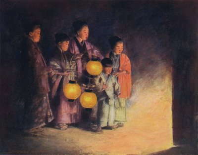 Im Licht der Laterne, ca. 1887, 1901 von Mortimer L Menpes