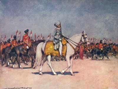 Seine Hoheit der Maharaja von Patiala von Mortimer L Menpes