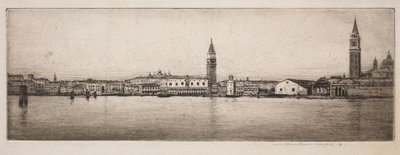 Das Becken von St. Markus, Venedig von Mortimer Menpes