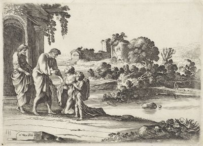 Die Vertreibung Hagars (Die Geschichte von Hagar) von Moyses van Wtenbrouck