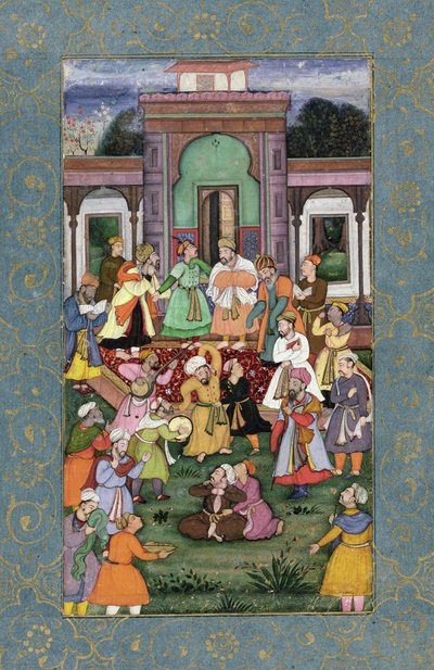 Gruppe von wirbelnden Derwischen, aus dem Großen Clive-Album, ca. 1595 von Mughal School