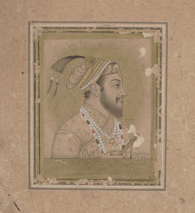 Porträt von Shah Jehan, ca. 17. Jahrhundert von Mughal School