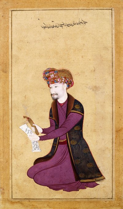 Porträt des Sultans der "Ulama", Khalifa Sultan von Muin Musavvir