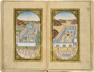 Al-Masjid al-Nabawi und Masjid al-Haram, 1783 von Mustafa Halimi