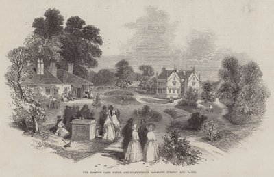 Das Harlow Carr Hotel und die schwefelhaltigen alkalischen Quellen und Bäder von Myles Birket Foster