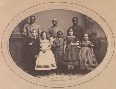 Befreite Sklaven aus Louisiana, gebracht von Colonel George H. Banks von Myron H. Kimball