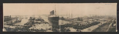 Die Lusitania am Ende der Rekordfahrt von N.W. Penfield