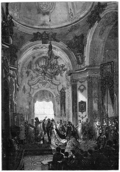Hochzeit des Herzogs und der Herzogin von Edinburgh, 23. Januar 1874, 1900 von N. Chevalier