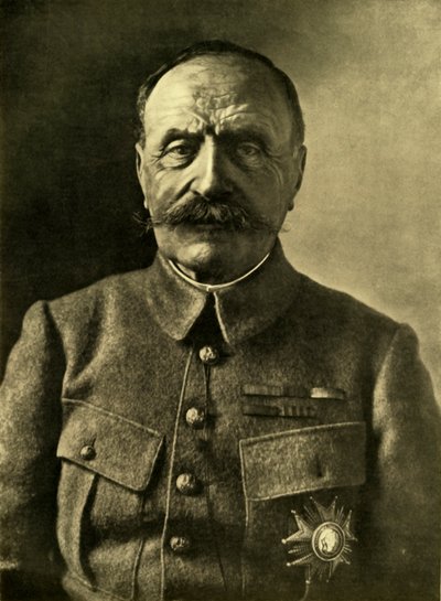 Marschall Foch, Generalissimus der alliierten Armeen an der Westfront, um 1920 von N Demay