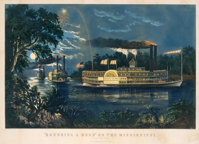 "Um eine Biegung" auf dem Mississippi – Der Abschiedsgruß von Currier and Ives