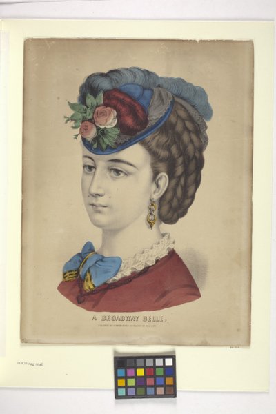 Eine Broadway-Schönheit von N. and Ives J.M. (1824 95) Currier