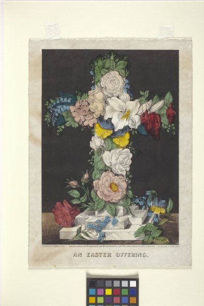 Ein Osteropfer von N. and Ives J.M. (1824 95) Currier