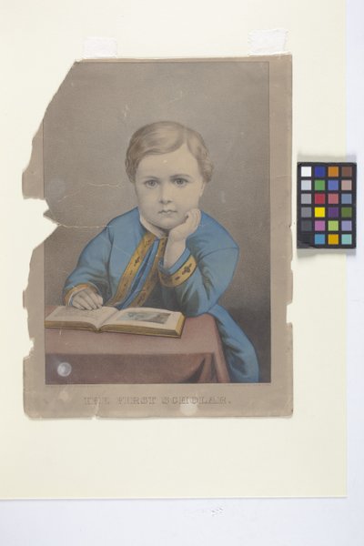 Der erste Schüler von N. and Ives J.M. (1824 95) Currier