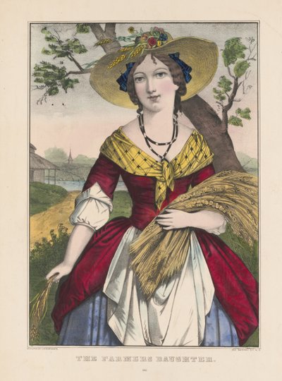 Die Bauerntochter von Currier and Ives