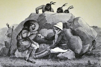 Ein heulender Schwell - Auf dem Kriegspfad von N. and Ives, J.M. Currier