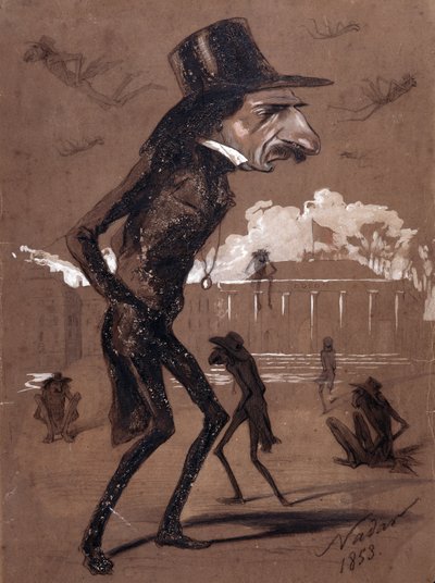 Hippolyte Lucas der Mann mit den großen Beinen (Hippolyte Julien Joseph Lucas) von Nadar