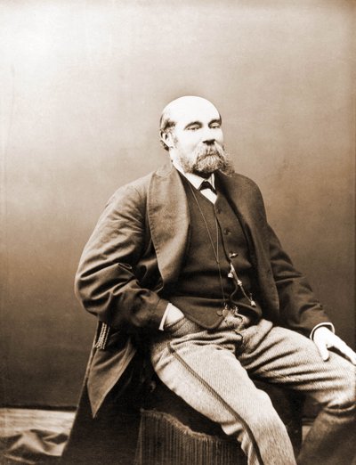 Porträt von Paul Féval, Feuilletonist aus der Zeit von Gaboriau und Ponson du Terrail 1817-1887 (Foto) von Nadar