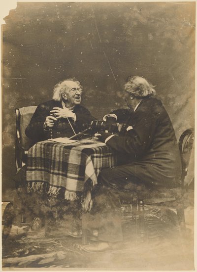Nadar mit Marie-Eugene Chevreul an seinem hundertsten Geburtstag von Nadar [Gaspard Félix Tournachon]
