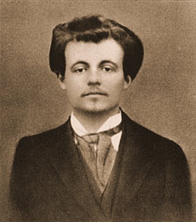 Porträt von Alfred Jarry von Nadar studio of Nadar studio of
