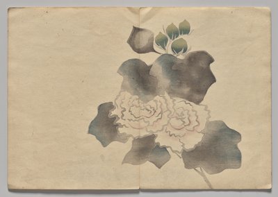 Szene aus dem Kōrin Bilderbuch (Band 2) von Nakamura Hochu