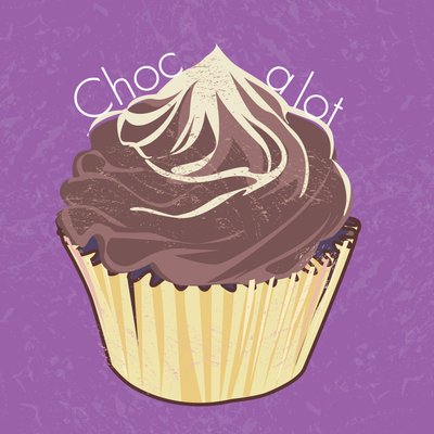 Choc A Lot Cup Cake, 2019 von Nancy Moniz Charalambous