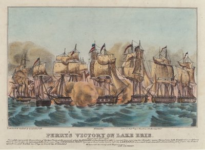 Perrys Sieg auf dem Eriesee von Napoleon Sarony