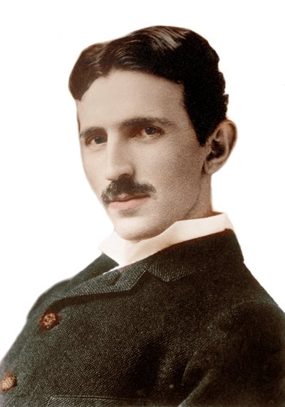 Porträt von Nikola Tesla (1856-1943) - Kroatisch-serbischer Ingenieur, Physiker und Erfinder - Fotografie von Napoleon Sarony (1821-1896) 1890 von Napoleon Sarony